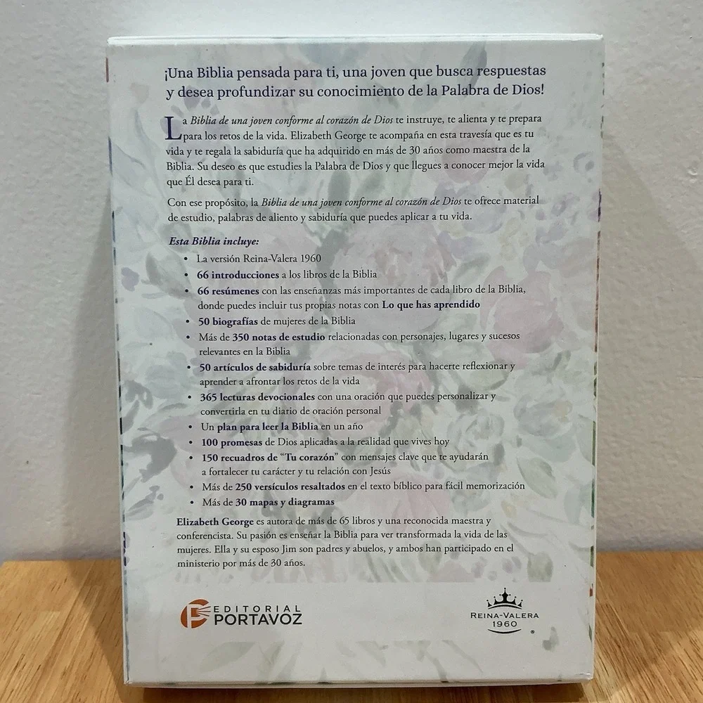 Biblia de una joven conforme al corazón de Díos RVR.1960 duotono Y Diario Nuevo